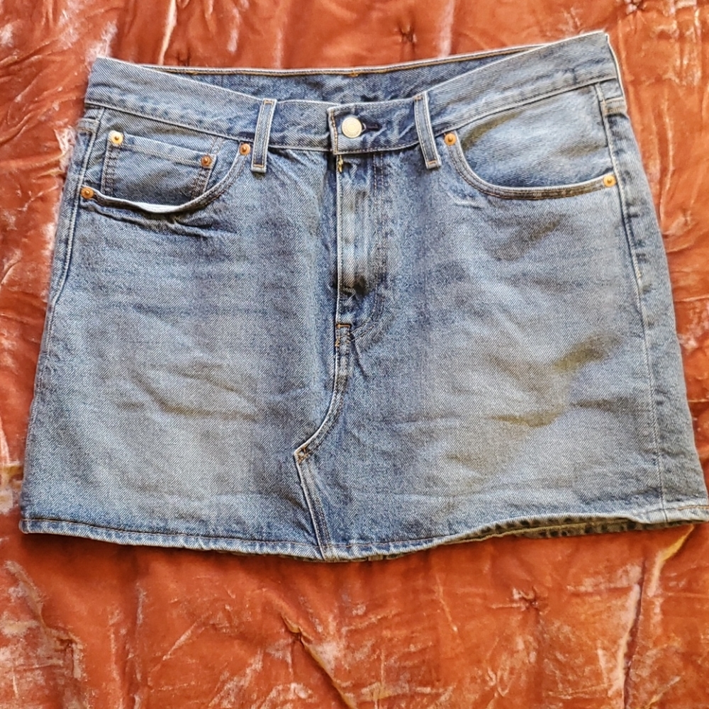 Vintage Levis Denim Mini Skirt